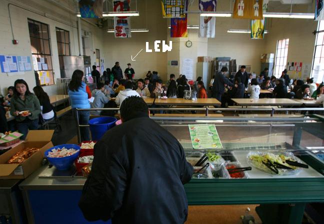 Balboa Cafeteria with Lewis in the Corner